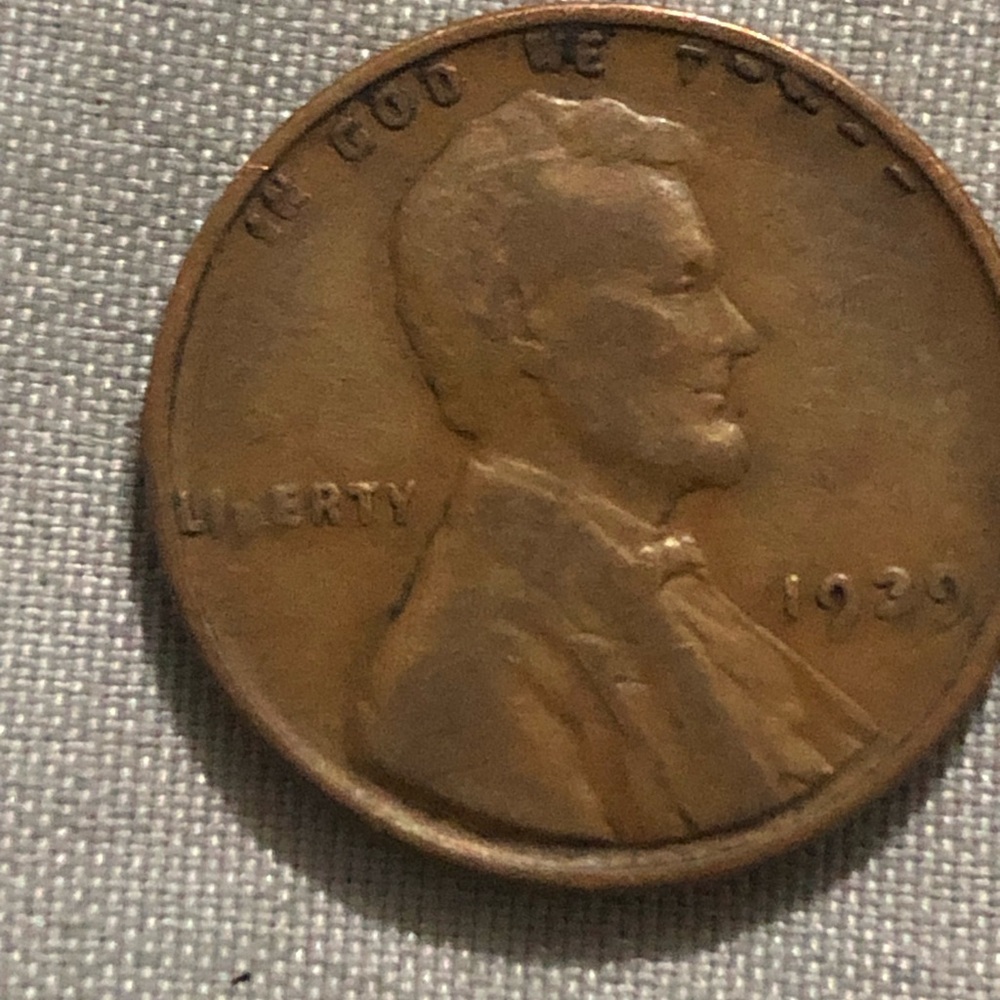 1939 ERROR Lincoln Wheat Penny/ Missing letters - Picture 3 of 8